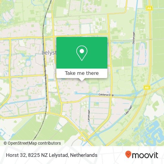 Horst 32, 8225 NZ Lelystad map