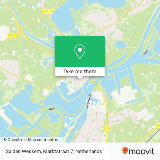 Salden Wessem, Marktstraat 7 map