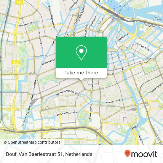 Bouf, Van Baerlestraat 51 map