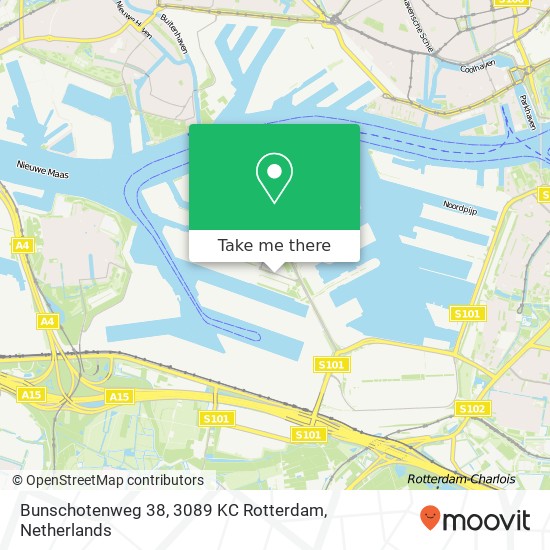 Bunschotenweg 38, 3089 KC Rotterdam map