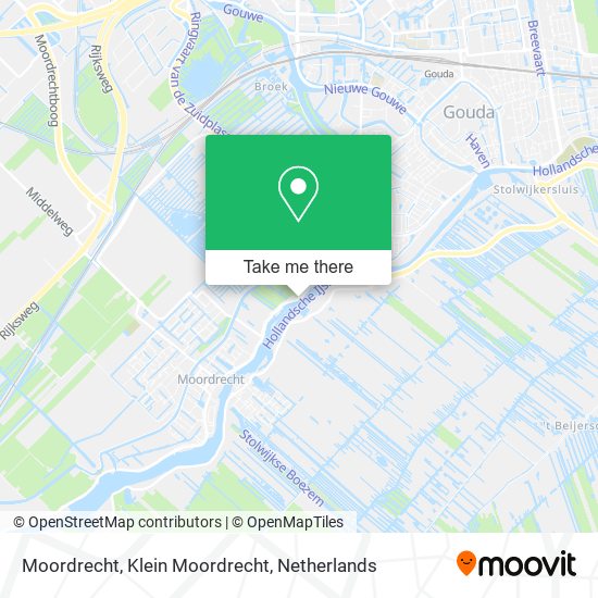 Moordrecht, Klein Moordrecht map