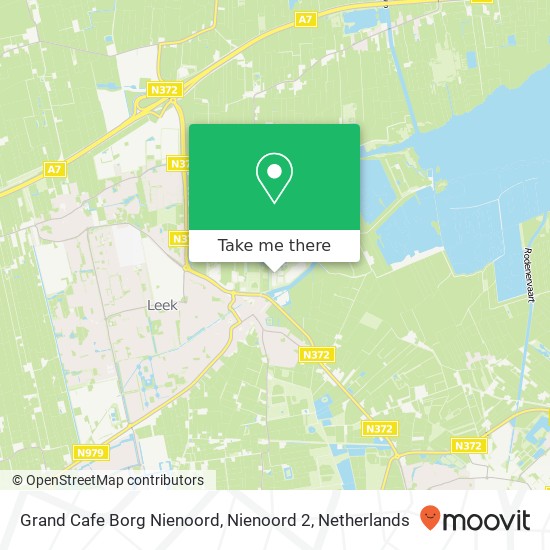 Grand Cafe Borg Nienoord, Nienoord 2 map
