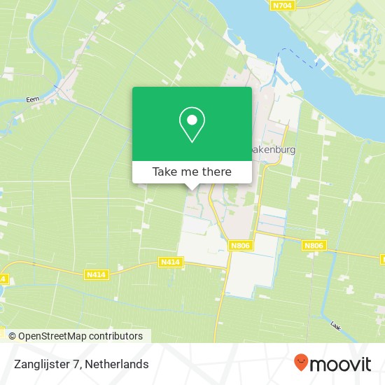 Zanglijster 7, 3752 MD Bunschoten Spakenburg map