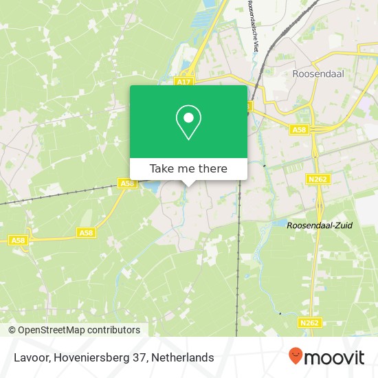 Lavoor, Hoveniersberg 37 map