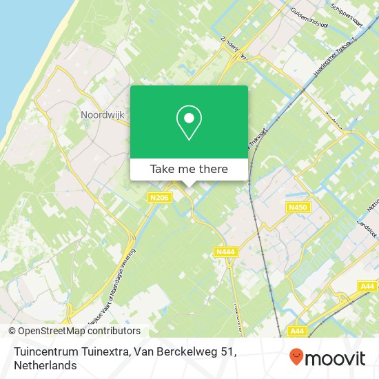 Tuincentrum Tuinextra, Van Berckelweg 51 map