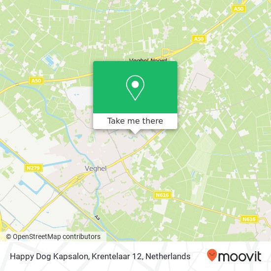 Happy Dog Kapsalon, Krentelaar 12 map