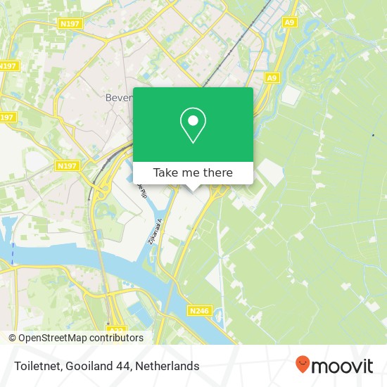 Toiletnet, Gooiland 44 map