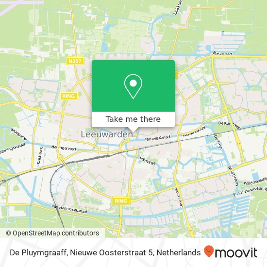 De Pluymgraaff, Nieuwe Oosterstraat 5 Karte