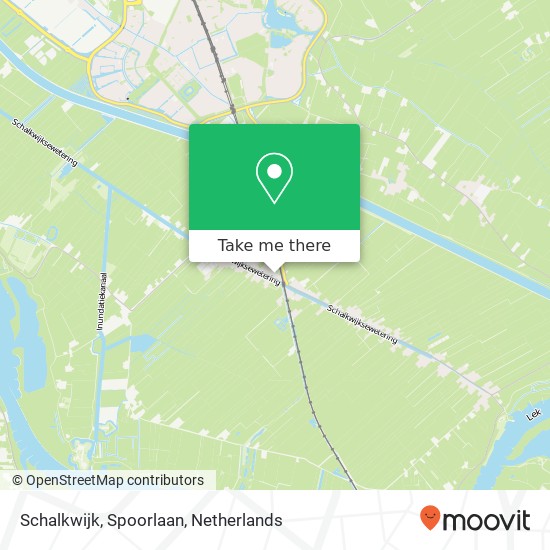 Schalkwijk, Spoorlaan map