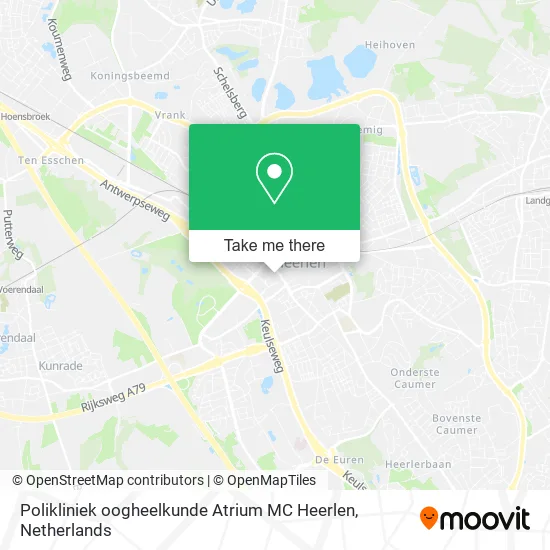 Polikliniek oogheelkunde Atrium MC Heerlen map