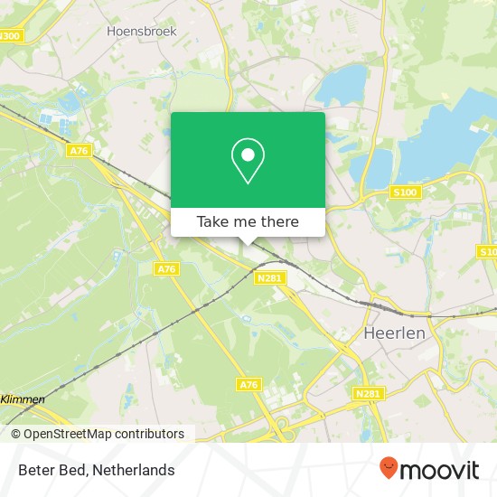 Beter Bed map