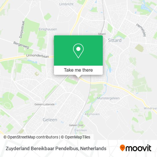 Zuyderland Bereikbaar Pendelbus map