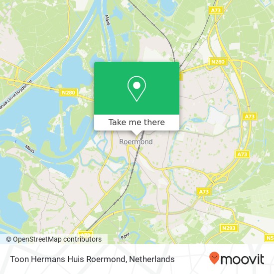 Toon Hermans Huis Roermond map