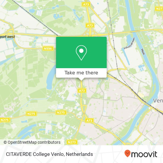 CITAVERDE College Venlo map