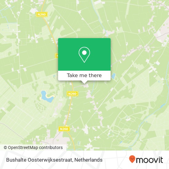 Bushalte Oosterwijksestraat map