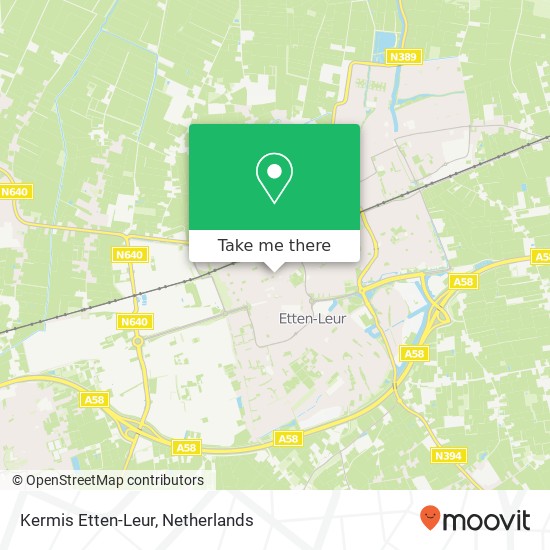 Kermis Etten-Leur map