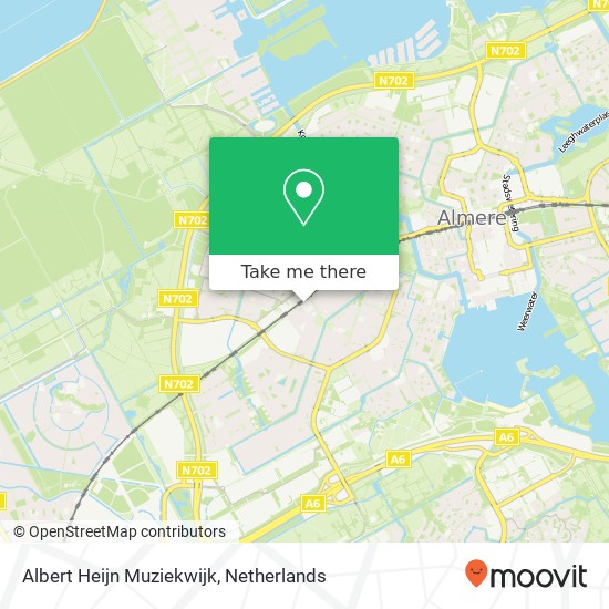 Albert Heijn Muziekwijk map