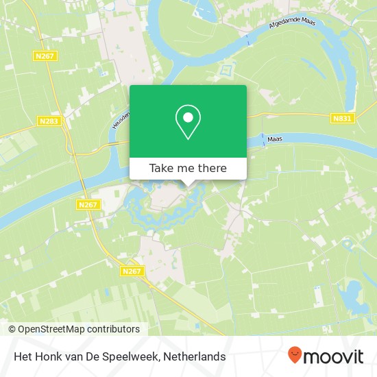 Het Honk van De Speelweek map