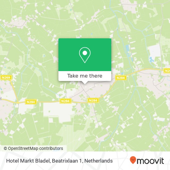 Hotel Markt Bladel, Beatrixlaan 1 map