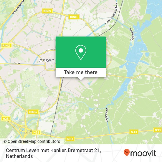 Centrum Leven met Kanker, Bremstraat 21 map