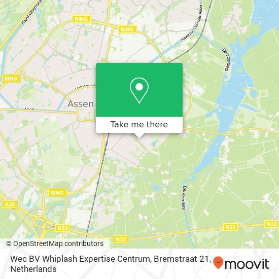 Wec BV Whiplash Expertise Centrum, Bremstraat 21 map