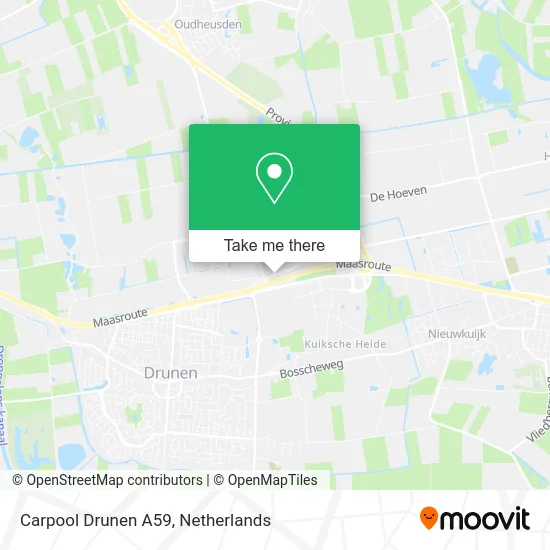 Carpool Drunen A59 map