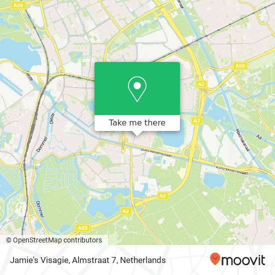 Jamie's Visagie, Almstraat 7 map