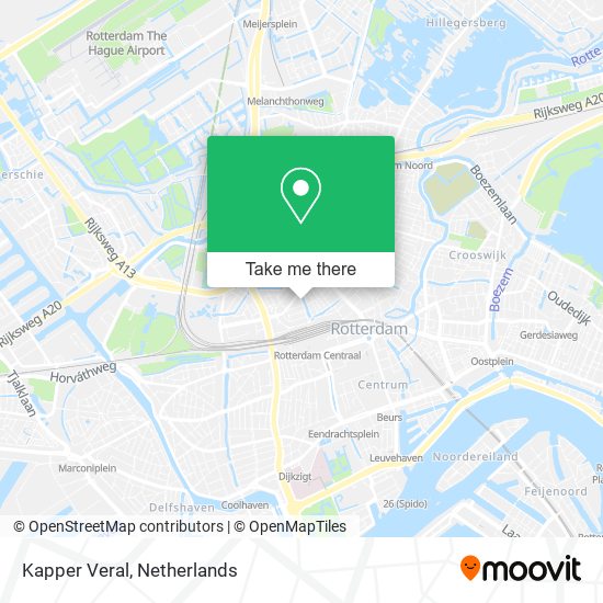 Kapper Veral map