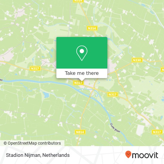 Stadion Nijman map