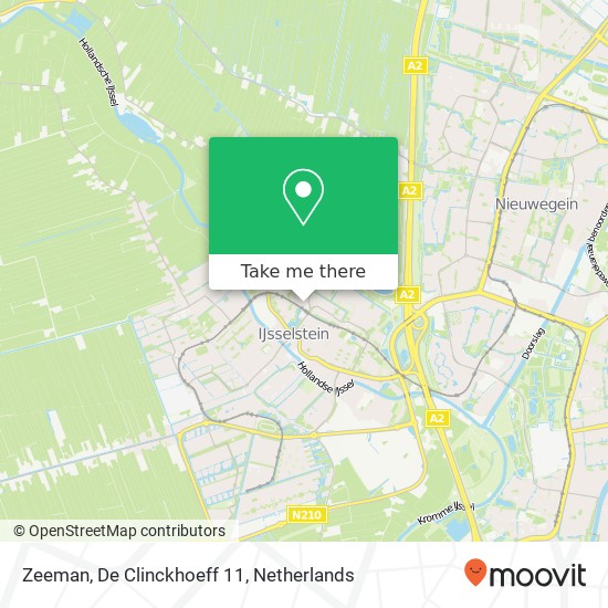 Zeeman, De Clinckhoeff 11 map