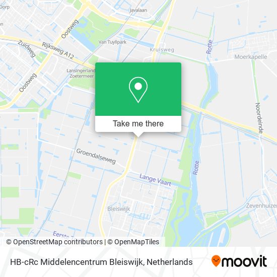 HB-cRc Middelencentrum Bleiswijk Karte