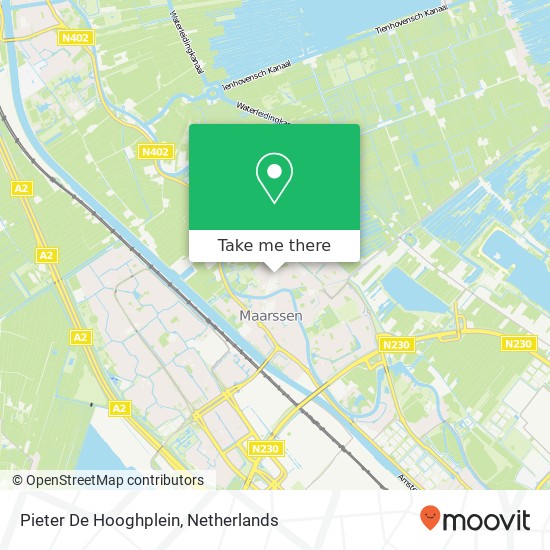 Pieter De Hooghplein map