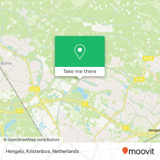 Hengelo, Kristenbos map