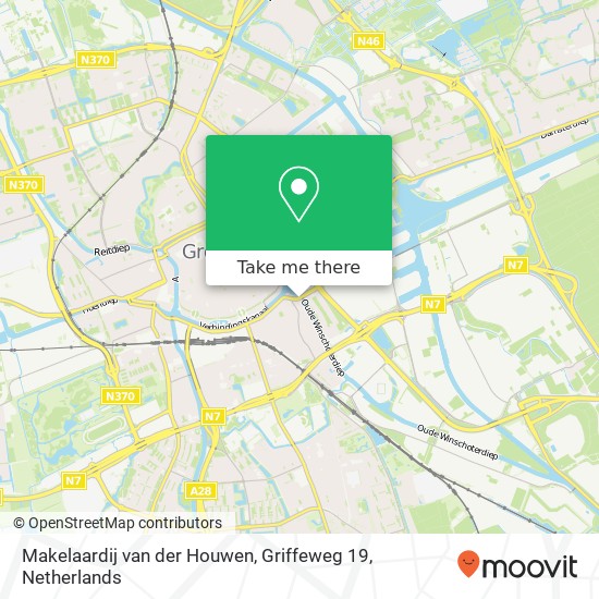 Makelaardij van der Houwen, Griffeweg 19 map