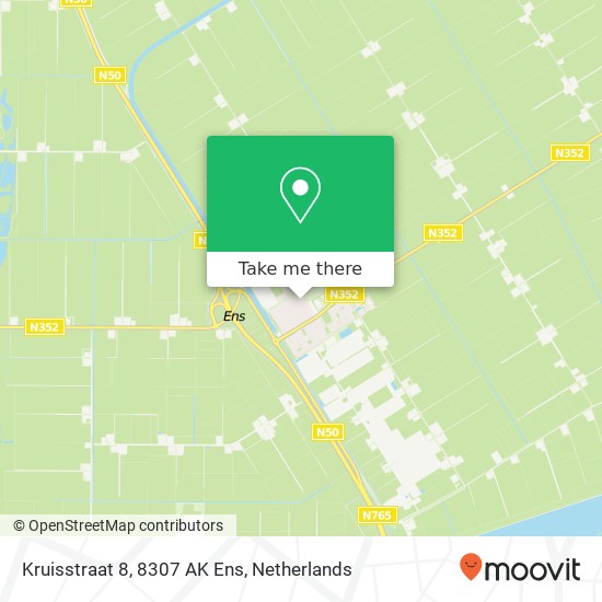 Kruisstraat 8, 8307 AK Ens map