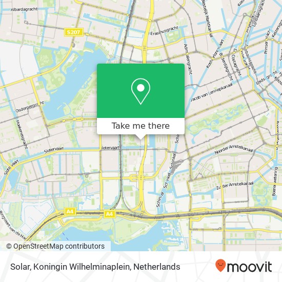 Solar, Koningin Wilhelminaplein map