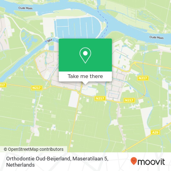 Orthodontie Oud-Beijerland, Maseratilaan 5 map