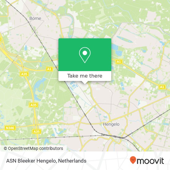 ASN Bleeker Hengelo map