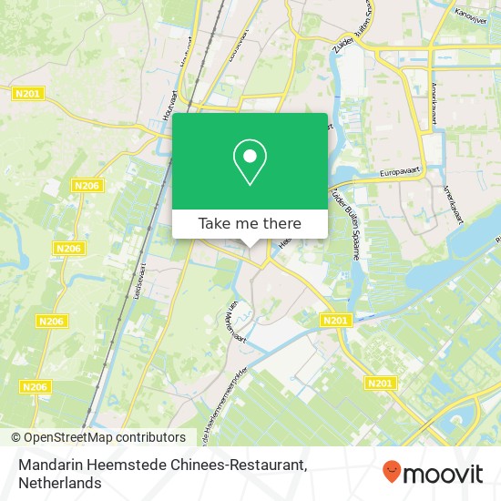 Mandarin Heemstede Chinees-Restaurant map