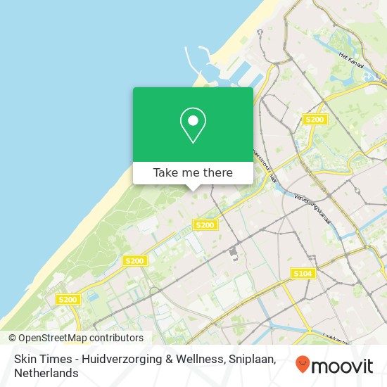 Skin Times - Huidverzorging & Wellness, Sniplaan map