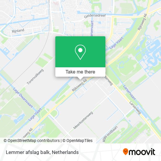 Lemmer afslag balk map