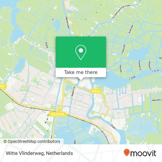 Witte Vlinderweg map