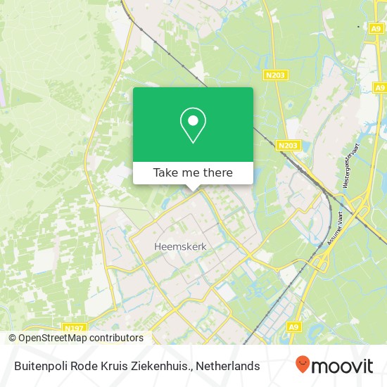 Buitenpoli Rode Kruis Ziekenhuis. map