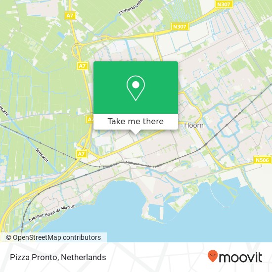 Pizza Pronto map