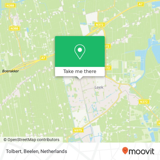 Tolbert, Beelen map