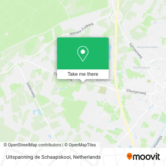 Uitspanning de Schaapskooi, Elburgerweg 31 Karte