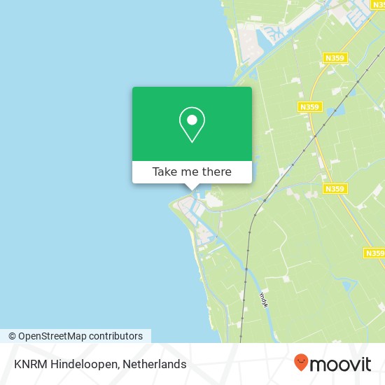 KNRM Hindeloopen map