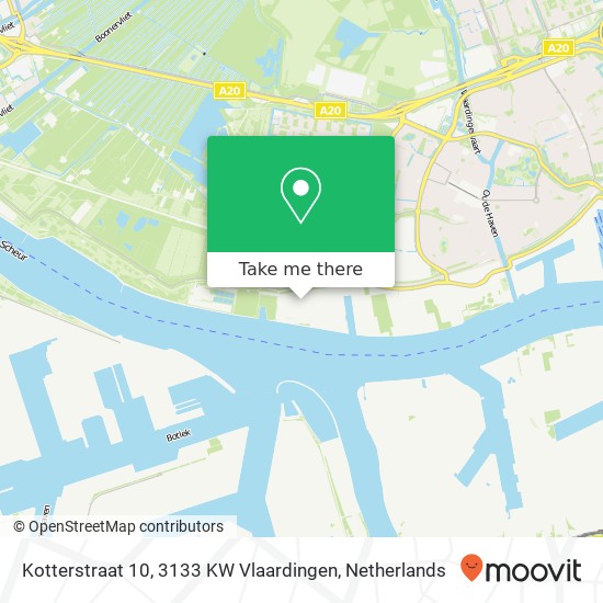 Kotterstraat 10, 3133 KW Vlaardingen map