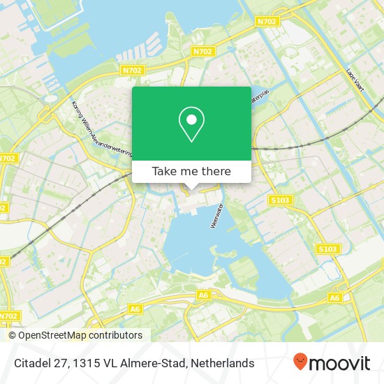Citadel 27, 1315 VL Almere-Stad map