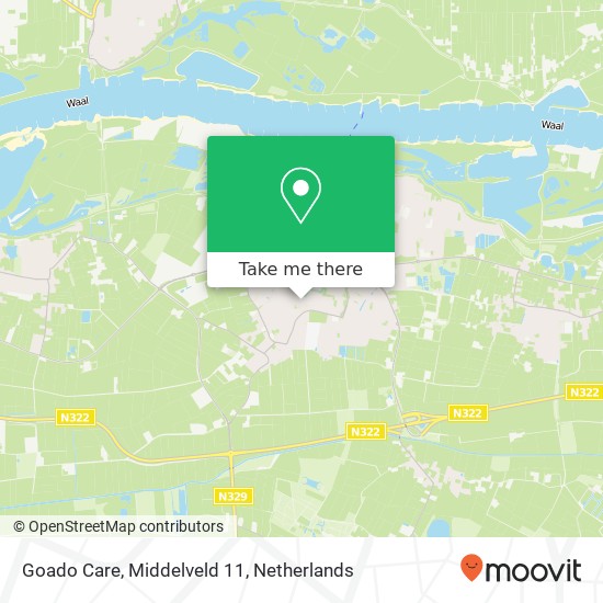 Goado Care, Middelveld 11 map